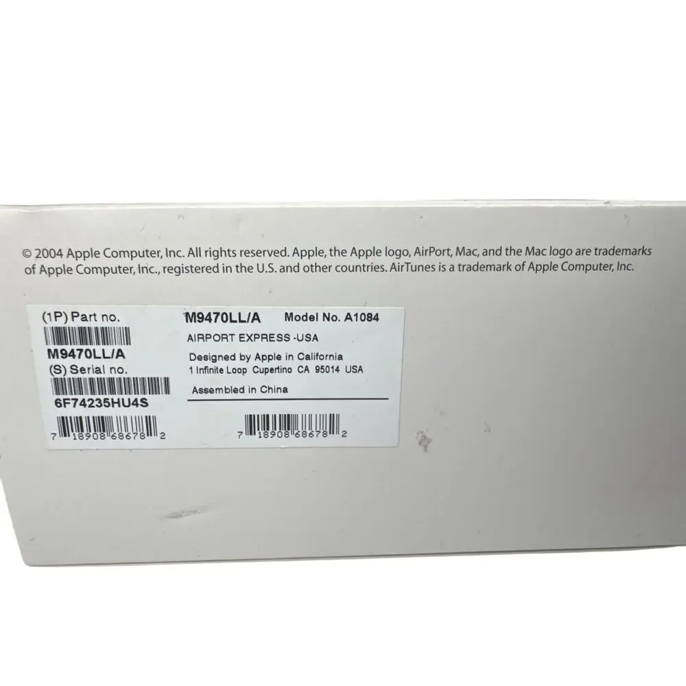 Apple Airport Express Base Station Live Wirelessly